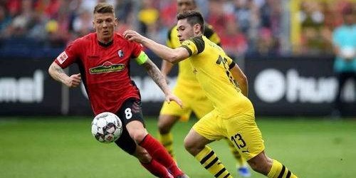 周日016 德甲 弗赖堡与多特蒙德