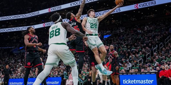 莺歌缺阵布朗25+8+7 普理查德27+8绿军终结猛龙3连胜