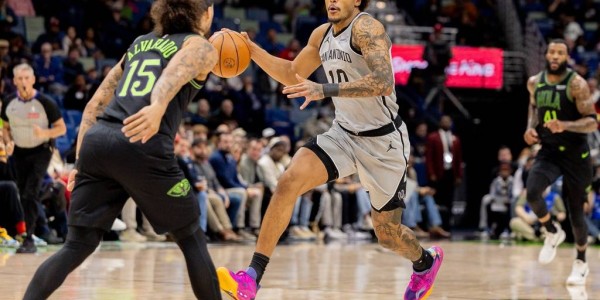 奎因33+10+10巴恩斯24分 鹈鹕不敌马刺七连败