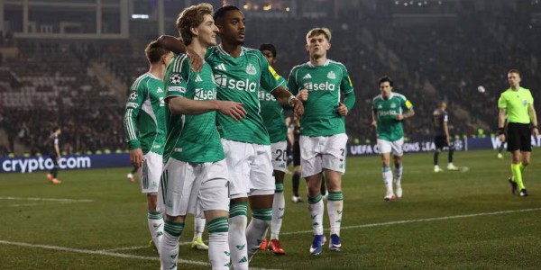 欧冠惊天大胜！安东尼-戈登独揽四球，纽卡斯尔联客场狂轰6球锁定晋级优势